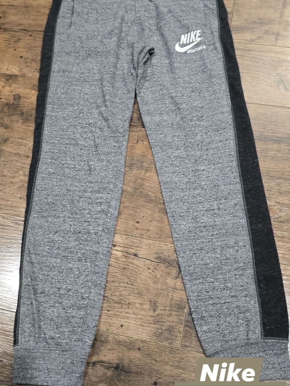 Nike Gray and Black Womens Jogger Pants Sz Small